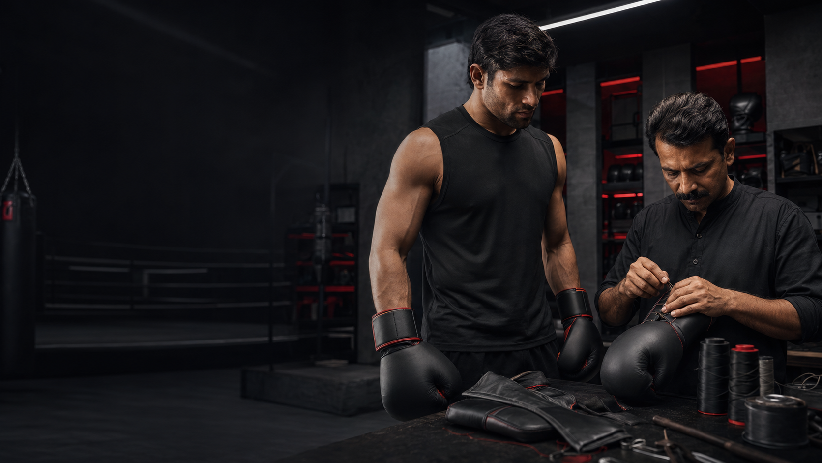 Naz Fightwear boxing glove design and manufacturing