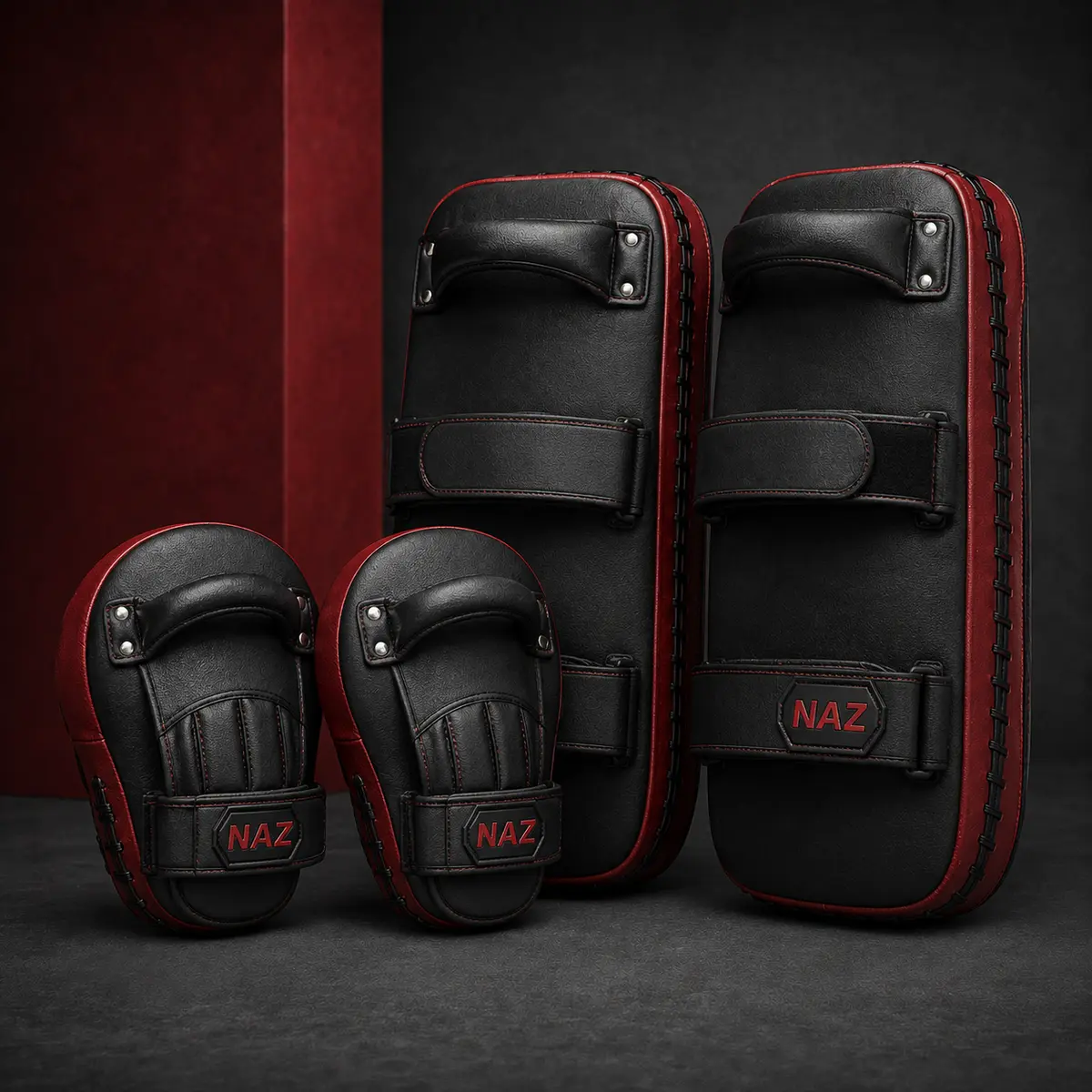 Professional Kickboxing Focus Mitt and Thai Pad Set alternate view
