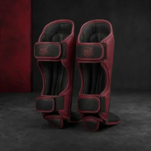 Professional Muay Thai Padded Shin Guards alternate view